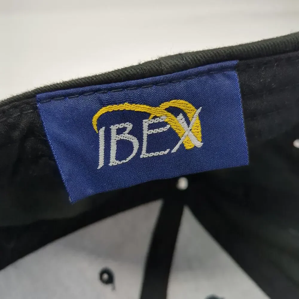 IBEX Baseball Cap Black One Size Pittsburgh Paints Rainbow Logo Slideback Hat